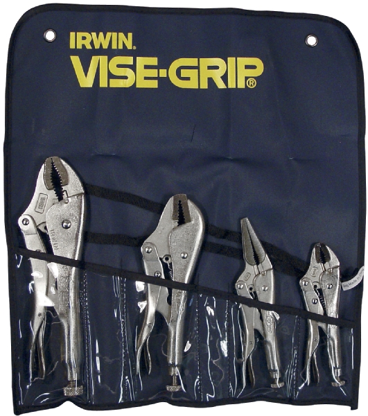 Irwin Vise-Grip 4 Piece Locking Plier Set Contains 5WR 6LN 7R 10CR Set T71