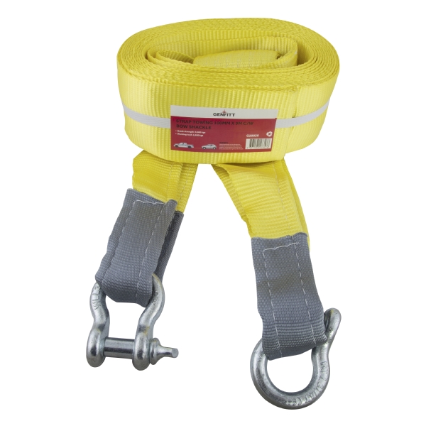 Tow Strap with Bow Shackles