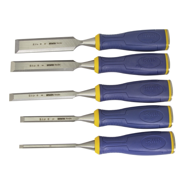 Irwin Marples MS500 ProTouch™ All-Purpose Wood Chisel Set with Striking Caps