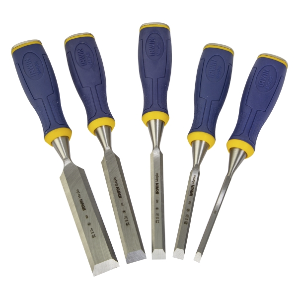 Irwin Marples MS500 ProTouch™ All-Purpose Wood Chisel Set with Striking Caps